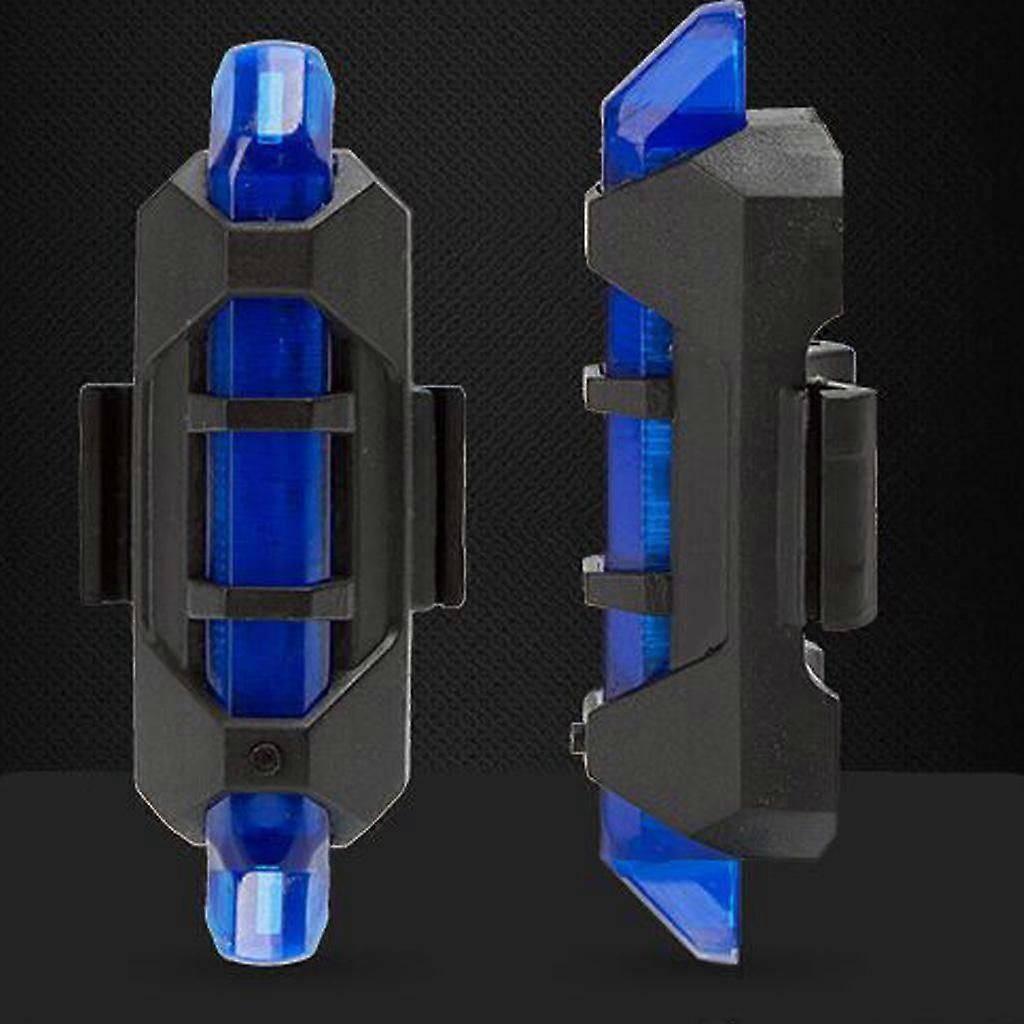 2x  Rear Lamp 4 Flash Modes Warning Tail Light Set for Mountain Bikes