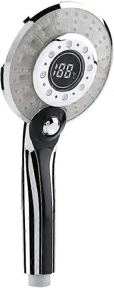 LED Hand Shower with Digital Temperature Display Water Saving Mode #1