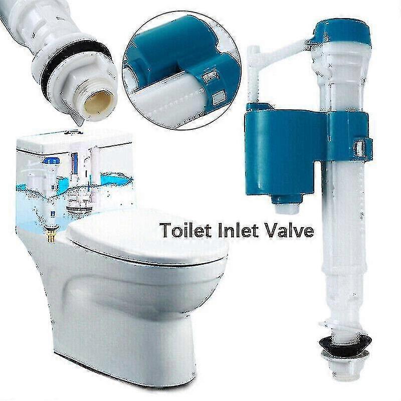 1/2" Bottom Inlet Toilet Cistern Fill Valve Height Water Level Entry Adjustable