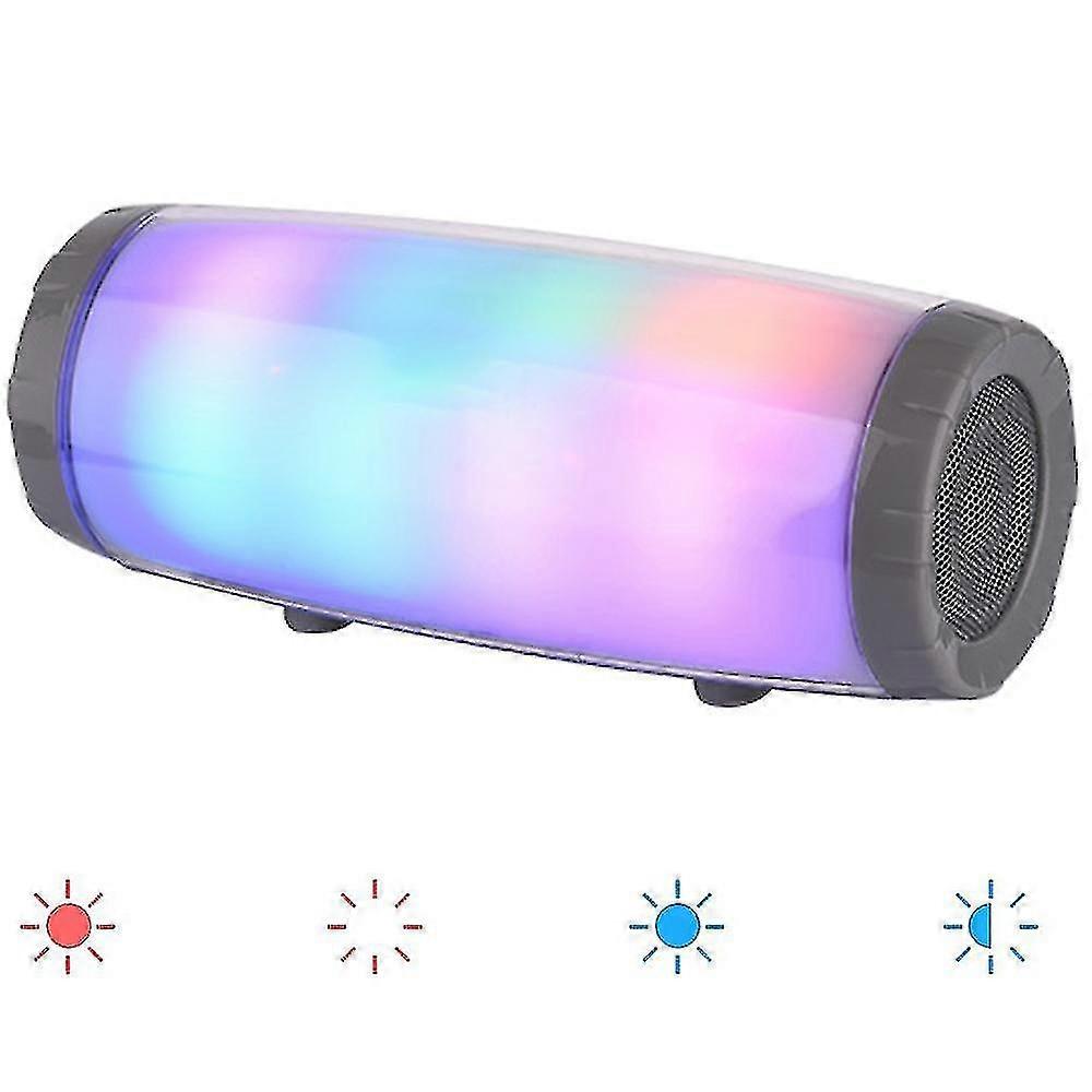 Bluetooth Speaker, Colorful Lights Wireless Bluetooth Speaker Subwoofer Can Call Card Radio Gift Speaker Wireless