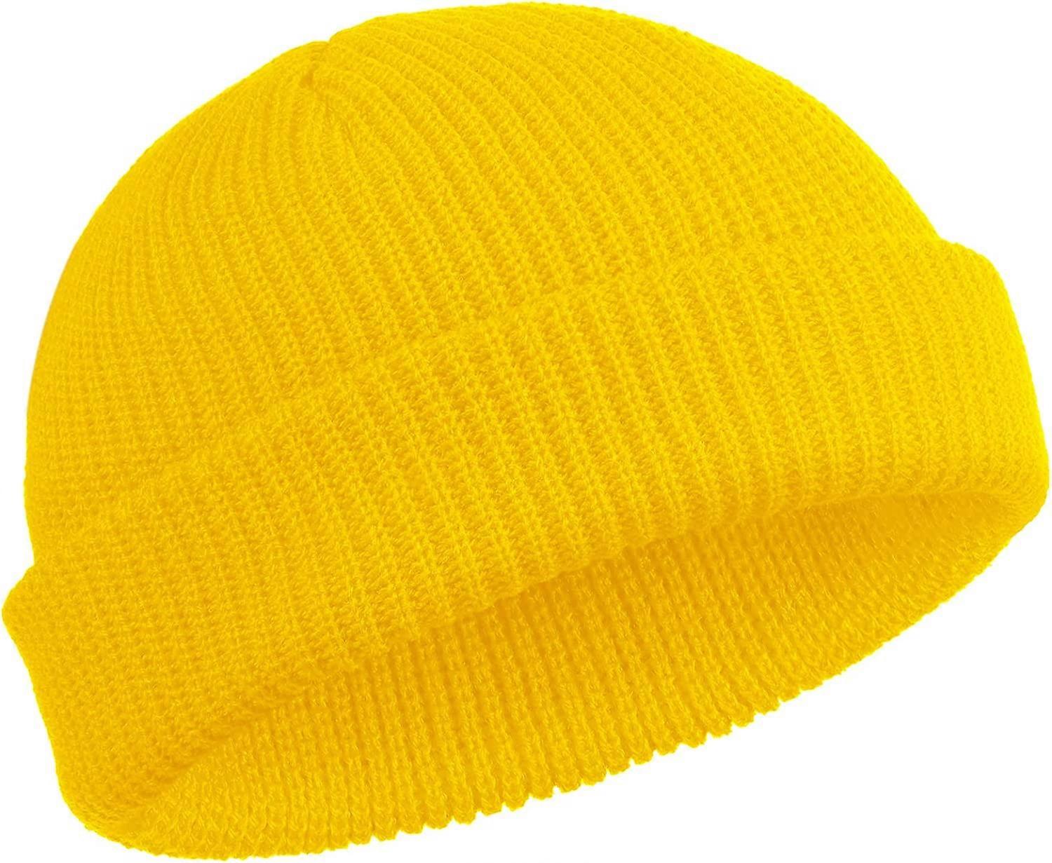 Trawler Beanie Watch Hat Roll-up Edge Skullcap Fisherman Beanie for Men Women