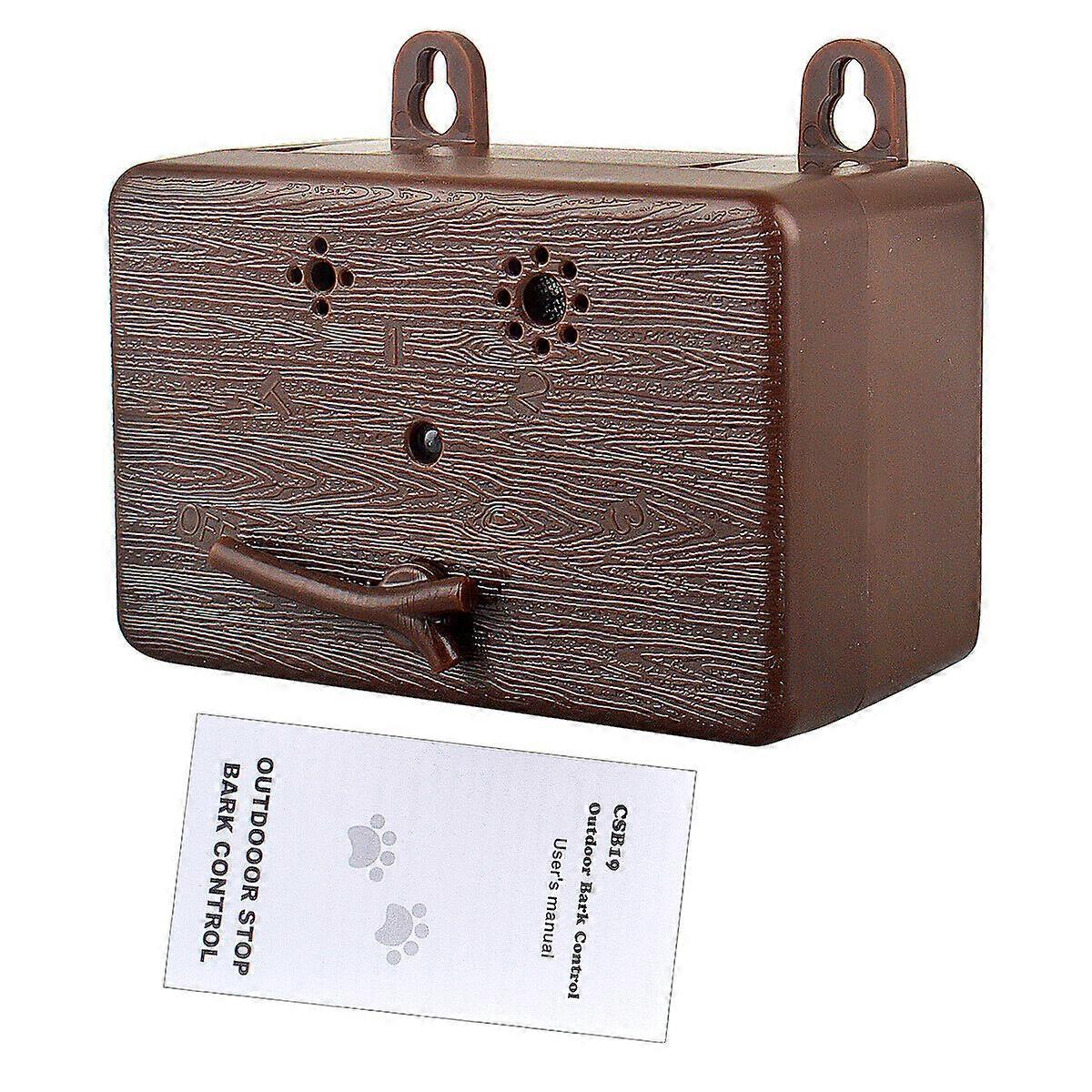 Utomhus Pet Ultraljud Anti-Barking Device Dog Bark Control Stop Repeller Tool