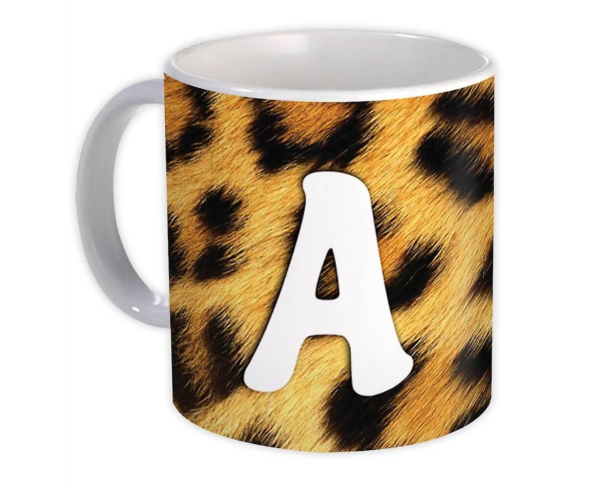Gift Mug: Monogram Letter A Animals