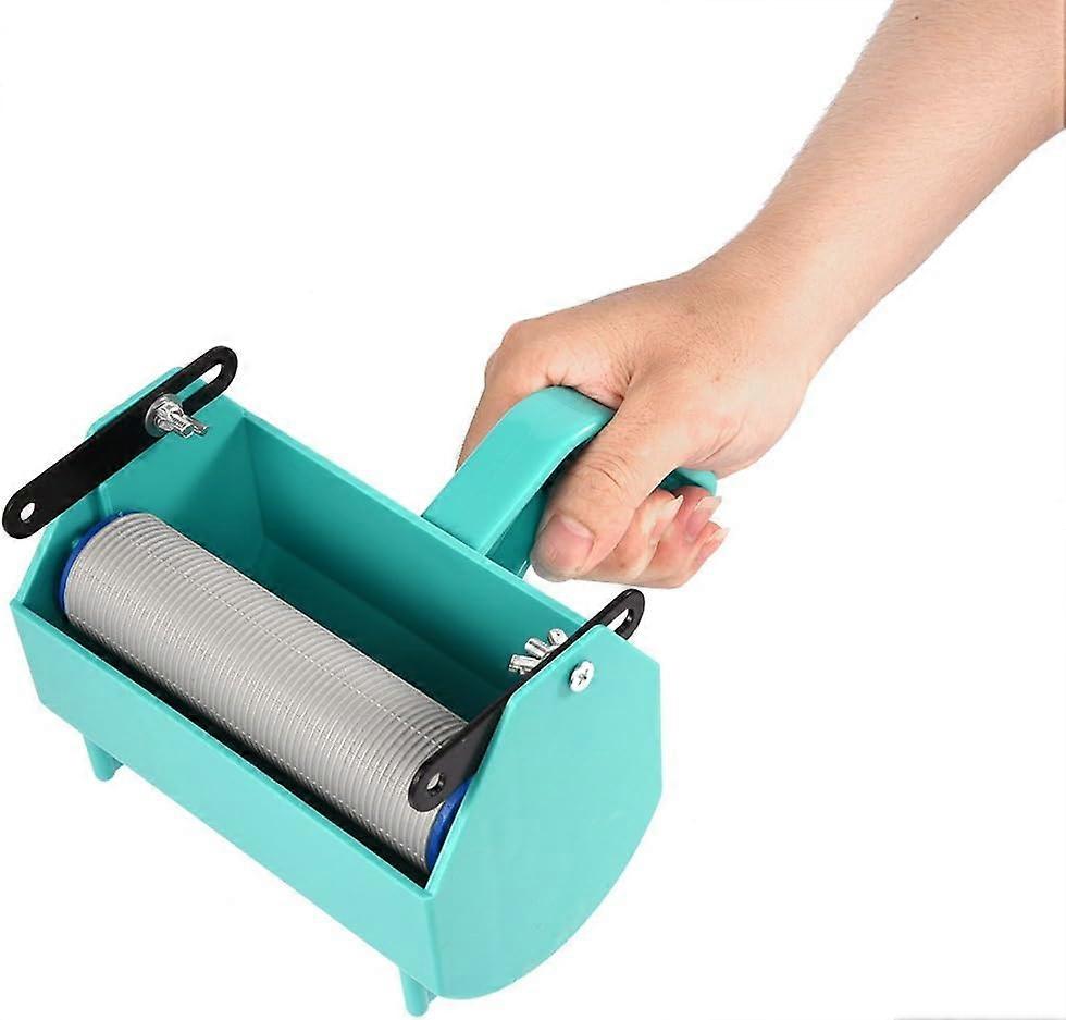5" Patterned Paint Roller, Decorative Texture Roller Single Color Painting Machine with Plastic Handle for DIY Home Wall Decoration