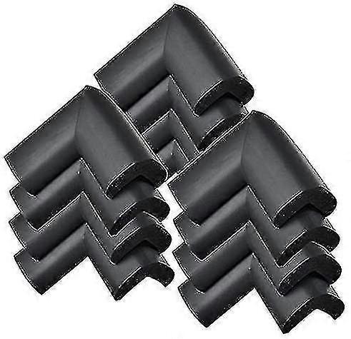 Protection des bords d’angle Protection d’angle Garde d’angle - 12pcs Noir