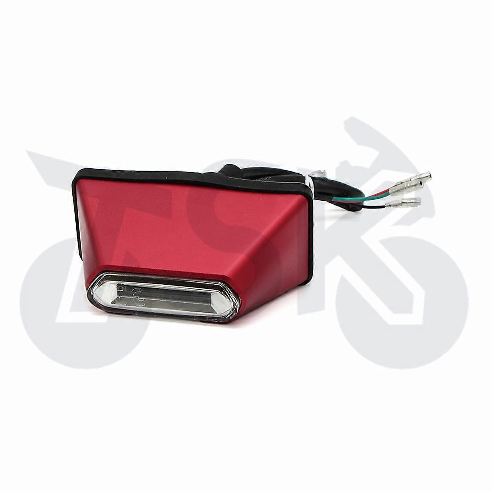 Motorcycle Rear License Plate Lamp For HONDA CBR600 CBR1000 F5 Add Driving Red Light and Braking Red Light Function