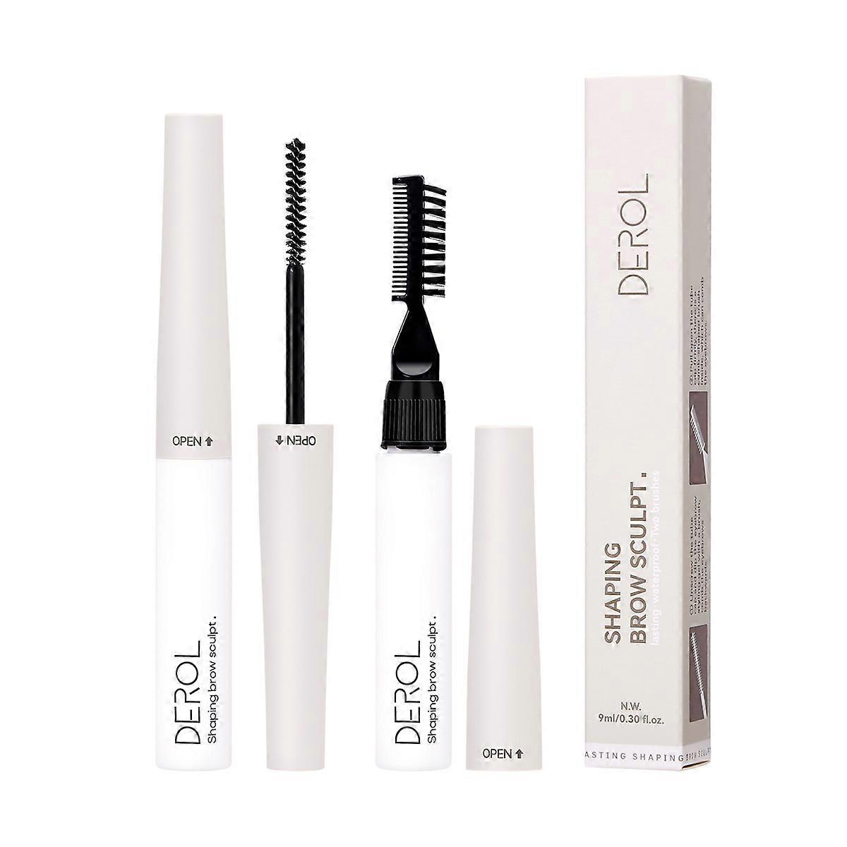 6set 2pcs Sourcils Gel Brow Lift Lamination Sourcils Gel Clair Sourcils Réglage Gel Kit Pour Maintenir Les Sourcils En Place, Imperméable À L’eau Longue Durée Sourcils Stylets