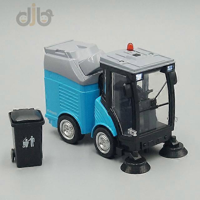 Diecast Model Toy City Sweeper Garbage Cleaning Truck With Sound & Light