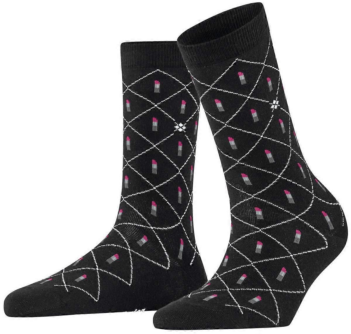 Burlington Lipstick Socks - Black