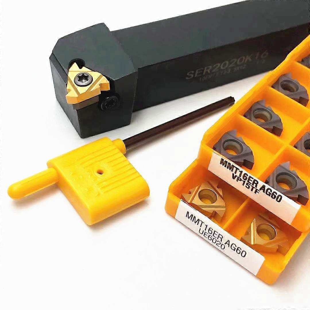 SER2020K16 External Thread Turning Tool Turning Insert MMT 16ER Carbide Insert CNC Tool Holder Lathe Tool SER 2020K16 Parts CNC
