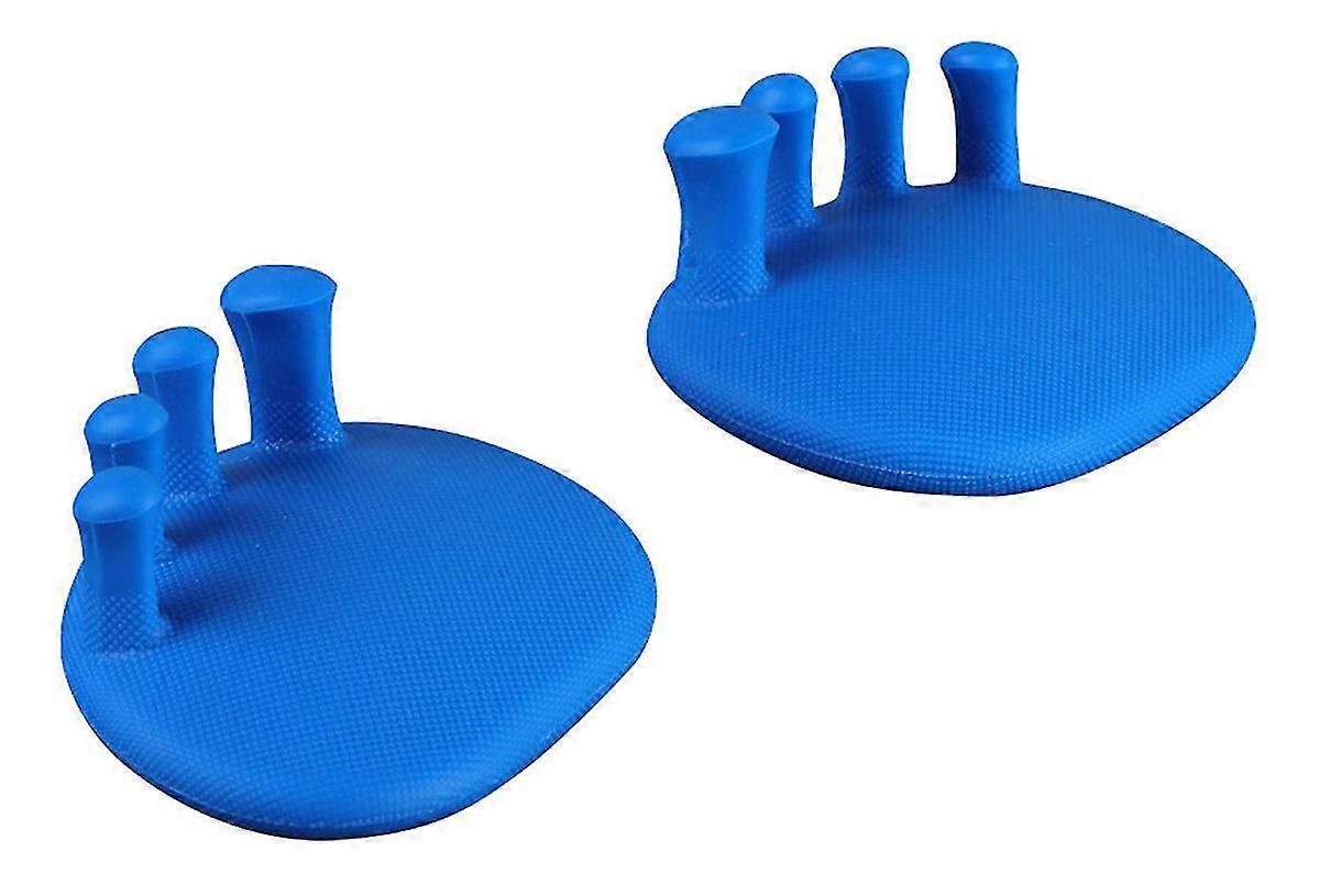 Toe Bunion Corrector Foot Arch Trainer Toe Splitter (blue)(2pcs)