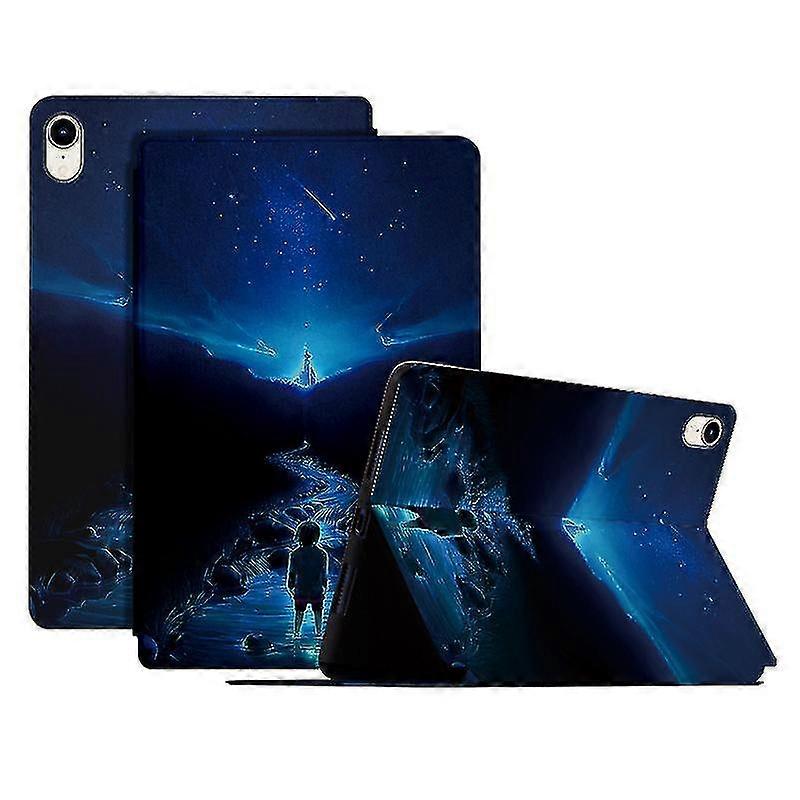 For Ipad Mini (2021) Protective Tablet Case With Stand Pattern Printing Pu Leather Flip Cover