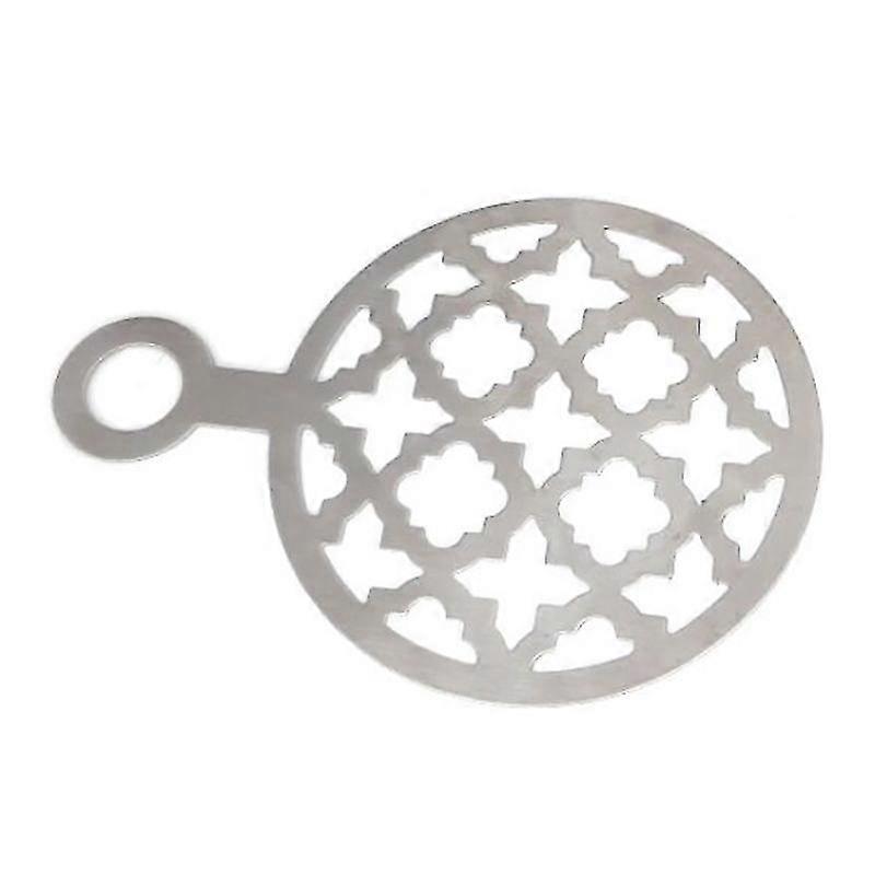 Stainless Steel Coffee Stencil Latte Decorating Stencils Cake Cookie