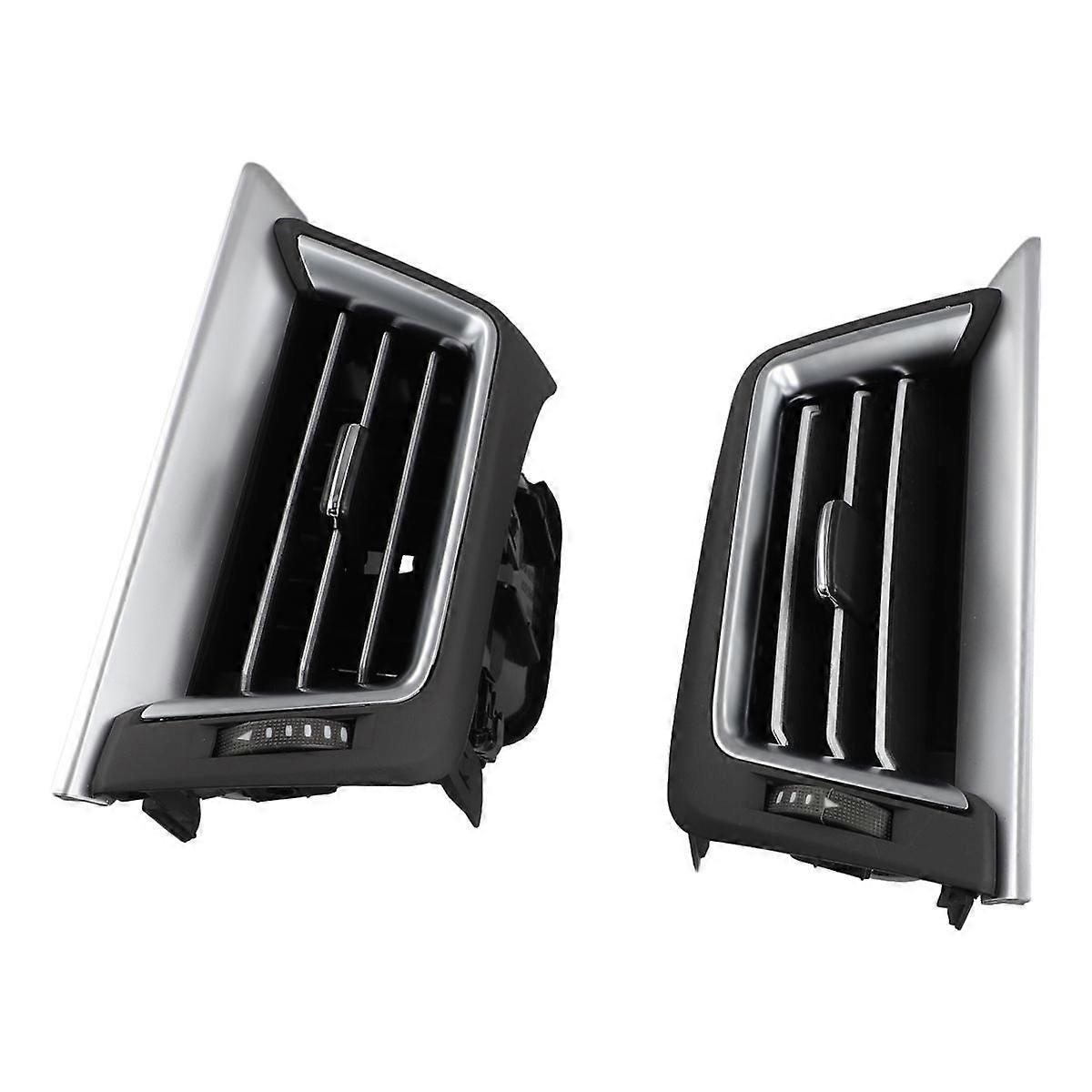 Car Dashboard A/C Air Outlet Vent Trim for Land Cruiser LC200 2016-2022 Central Console Cover