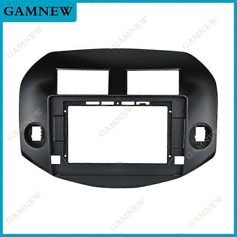 2 Din 10.1inch Car DVD Frame Audio Fitting Adaptor Dash Trim Kits Facia Panel For Toyota RAV4 2007-2012 Double Din Radio Player