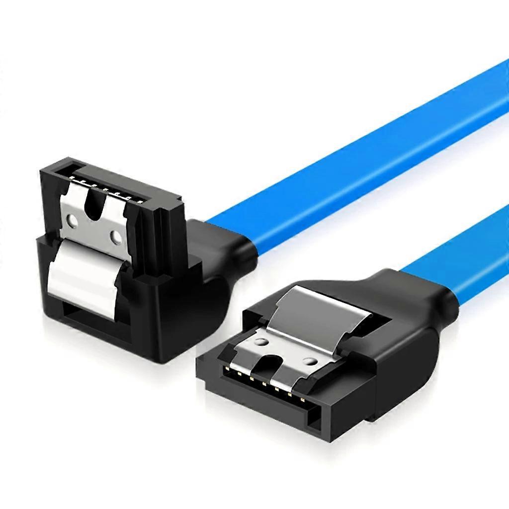 SATA 3 Data Cable Hard Disk Drive Signal Cable 6GB/S High Speed 90 Degree