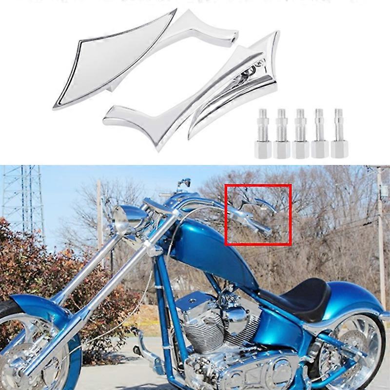 Specchietto Retrovisore Moto, Yctze 1 Paio 8mm Specchietto Retrovisore Moto Lato Destro E Sinistro Specchietti Retrovisori Moto Rotondi Universali Per Seitenspiegel Roller Einstellbar Per Specchietti