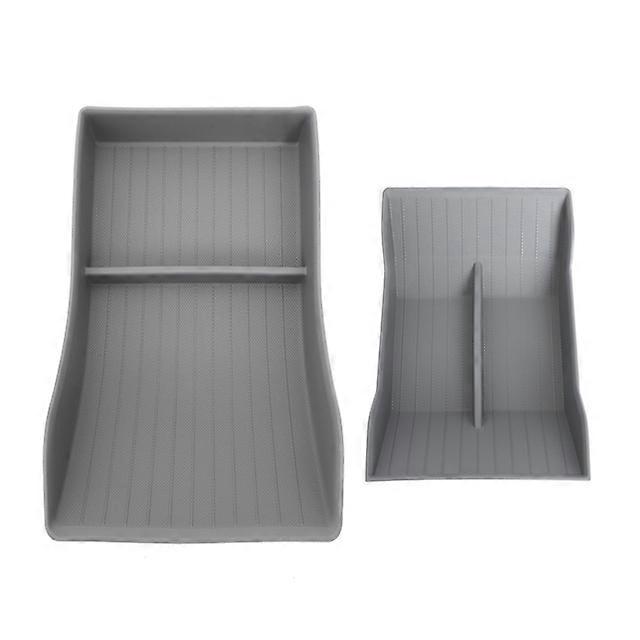 TPE Car Central Armrest Storage Box Center Console Case for Tesla Model 3 Model Y 2021 2022 Car Interior Decoration