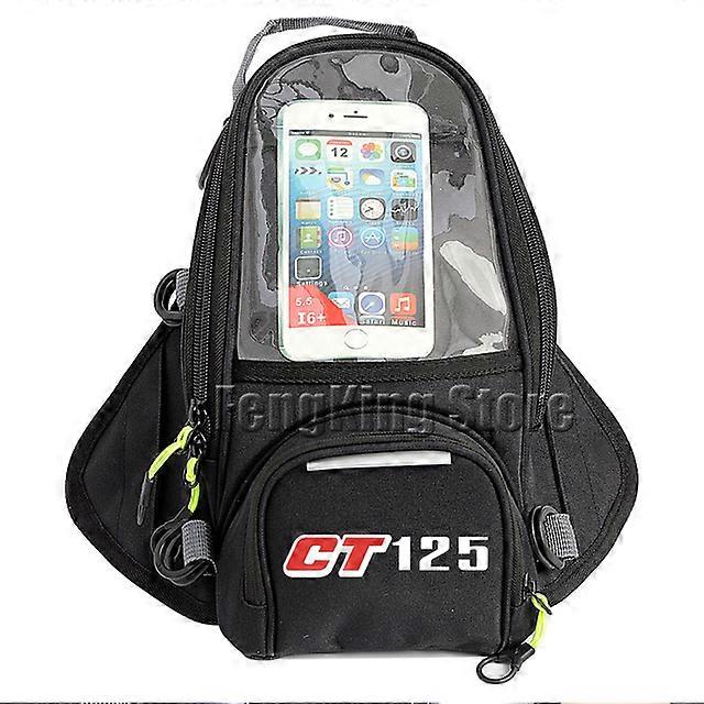 Για HONDA CT125 CT 125 μαγνητικές τσάντες μοτοσικλετών μοτοσικλετών που οδηγούν τσάντες μοτοσικλετών πλοήγησης Δεξαμενές καυσίμων Τσάντες μοτοσικλετών Μεγάλη οθόνη