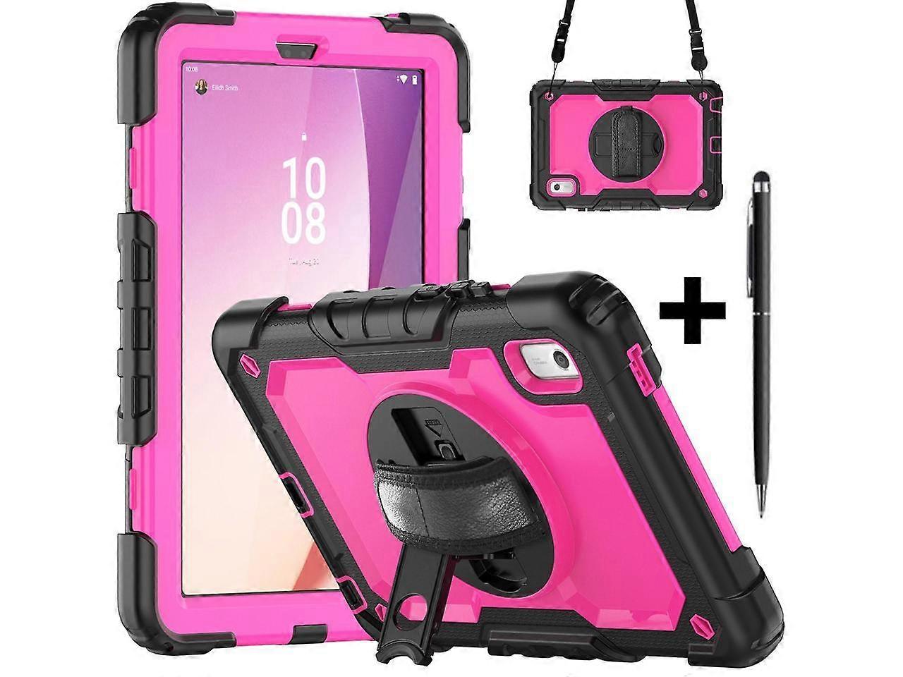 Case For Lenovo Tab M9 2023 9 inch Model TB310XU / TB310FU, Shockproof Rugged Protective Cover with Screen Protector, Pencil Holder, 360 Rotatable Sta