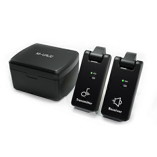 Wireless Guitar System 2.4G Guitar Transmitter Receiver 2 in 1 Plug 4 Channels Guitar Wireless with Rechargeable Box WP-8