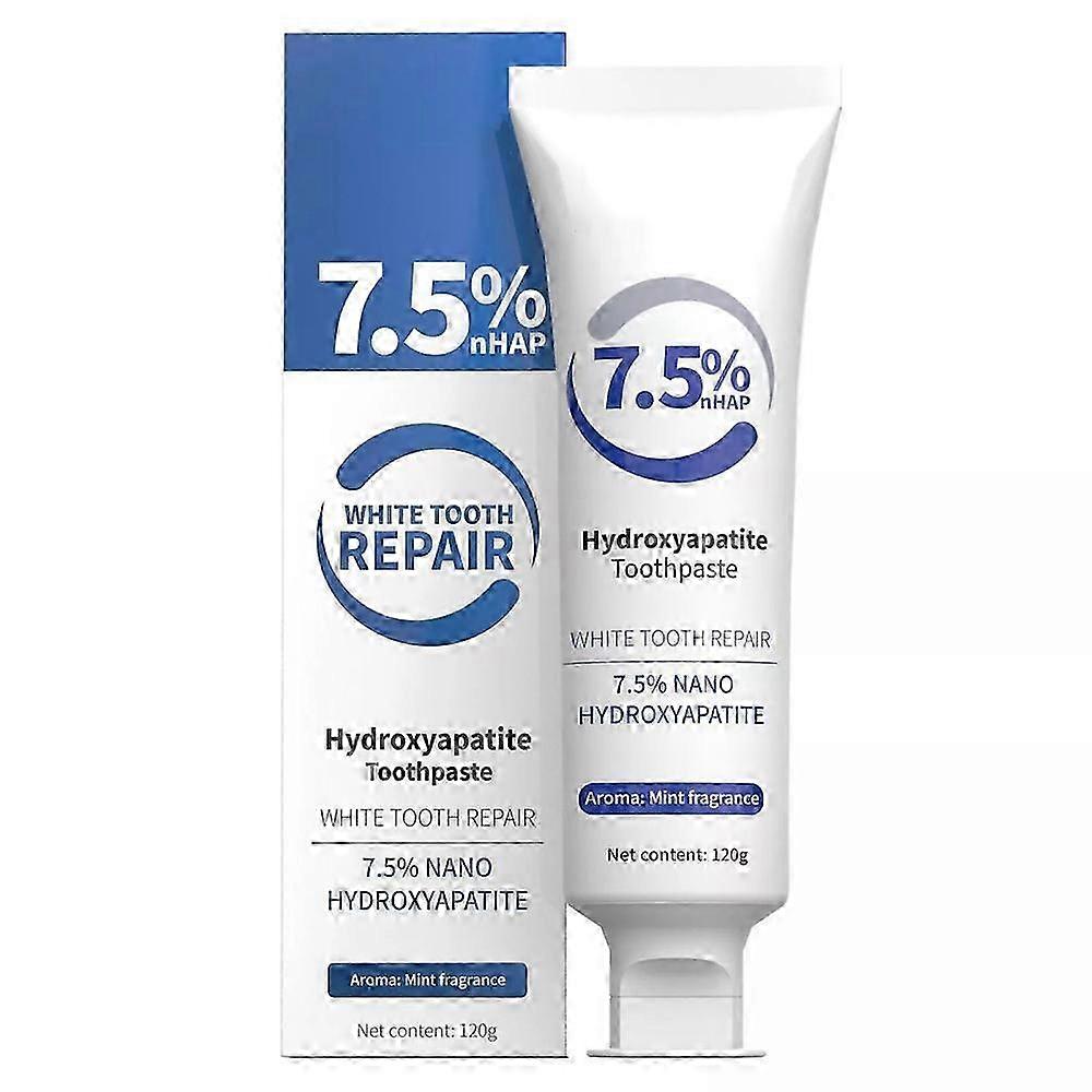 1-3 st hydroxyapatit tandkräm för emaljskydd, mild mint, frisk andedräkt