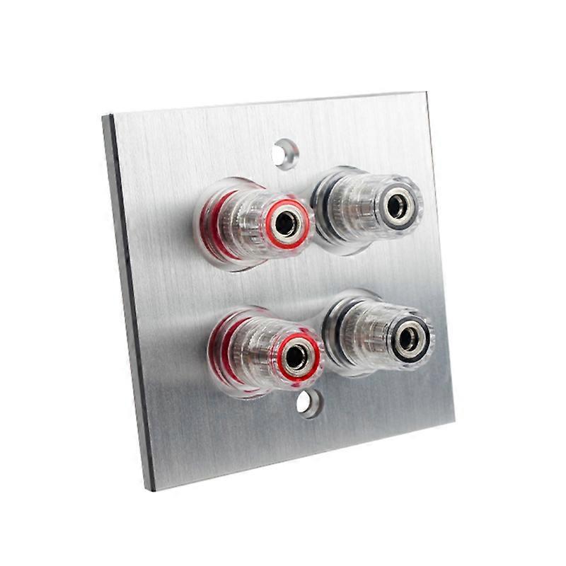 Binding Post Banana Jack Wall Plate Face Plate Surround Sound