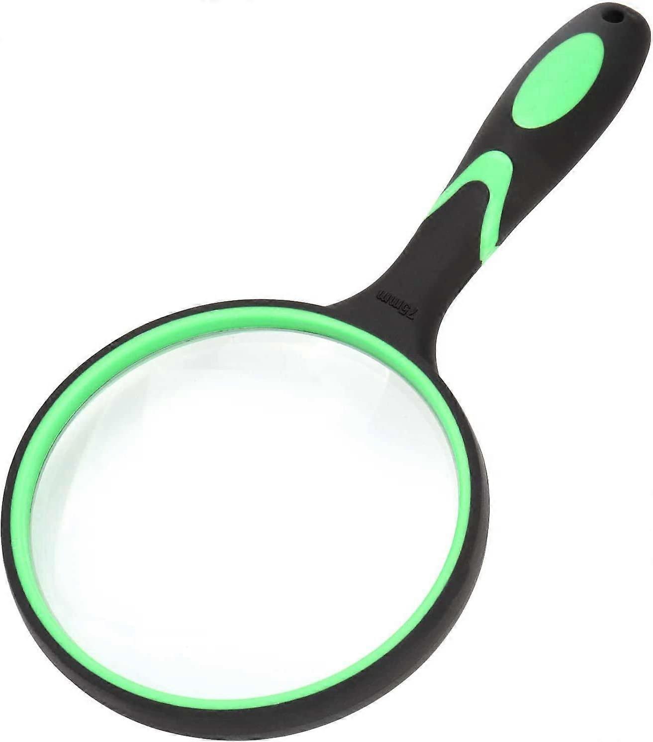 Magnifying Glass 10X Handheld Magnifier for Reading Maps Books Newspaper for Kids Seniors and The Old for Classroom Science Insect and Hobby Observati