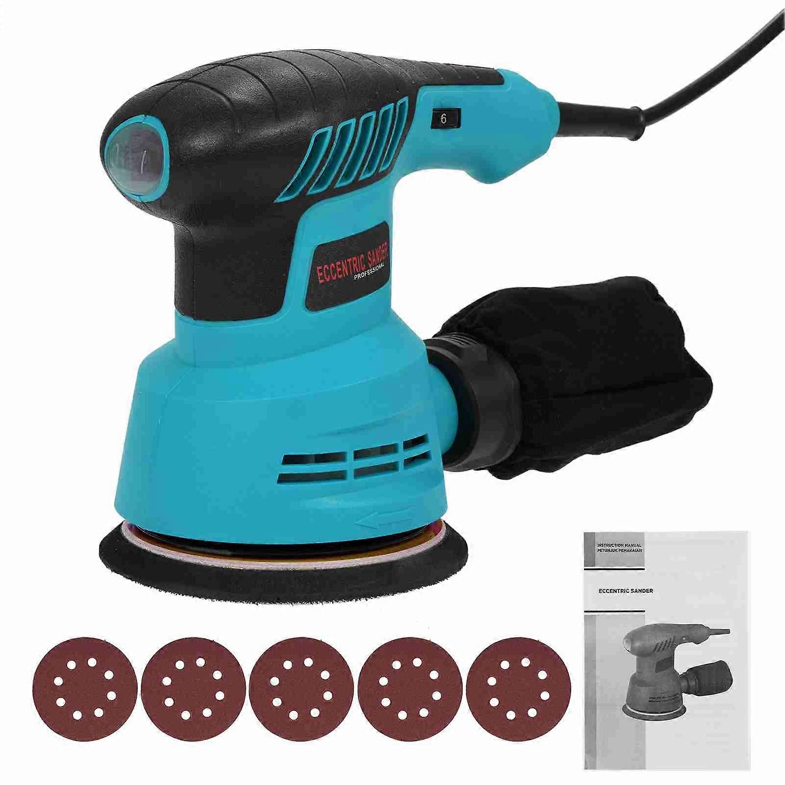 Electric Sanding Machine Low Vibration 5000-12000RPM 6 Variable Speed Sander Machine for Professionals and Beginners