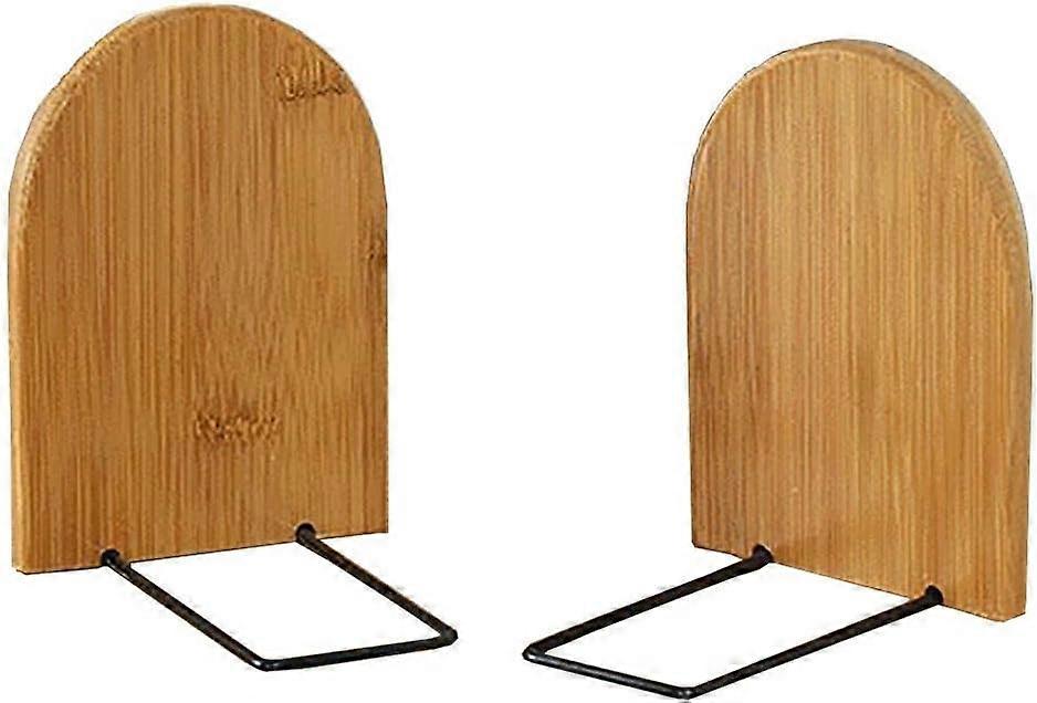 2025 مساند الكتب الخشبية الجديدة 1 زوج Bookend يدعم حامل رف الكتب مكتب سطح المكتب حوامل الكتب الديكور مساند الكتب الخشبية غير الانزلاقية الكتب الثقيلة الكتاب