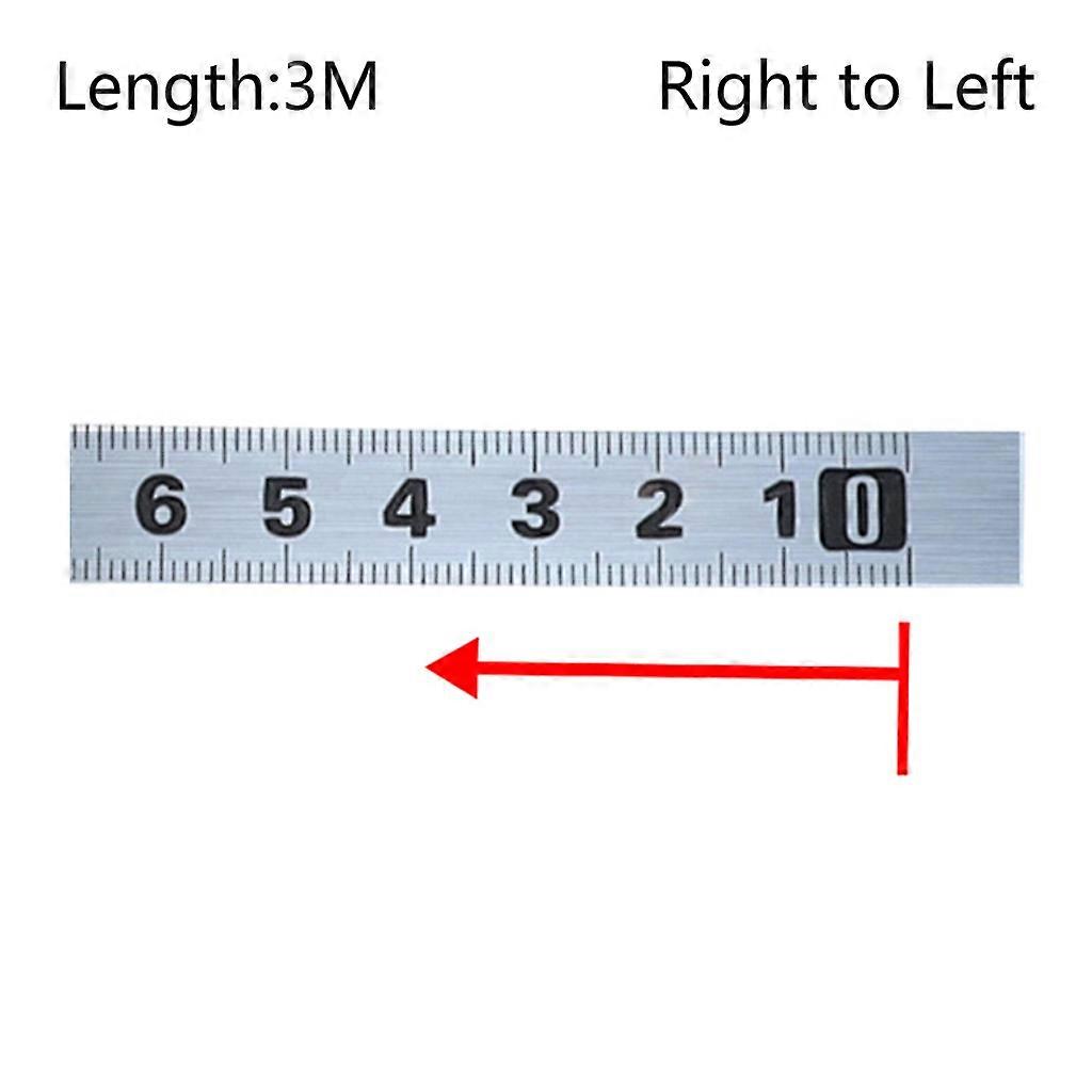 Tape Measure Metric 1M-5M Miter Track Measuring Tape Steel Ruler for T-track Rou