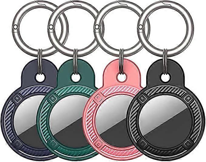 Anti Lost Cover Compatible with AirTags Case, AirTag Keychain Protective Case Cover Shock Absorbing AntiScratch AirTag Holder