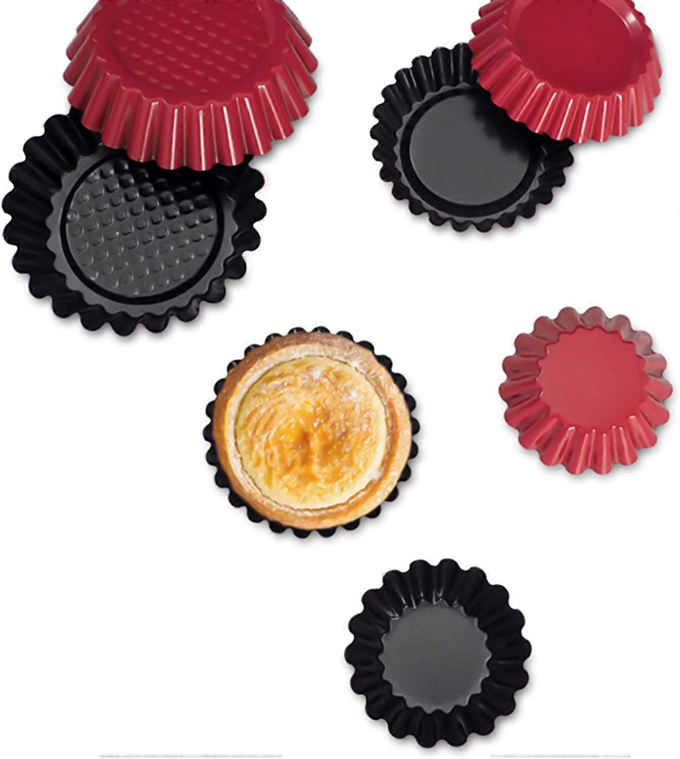 8PCS Egg Tart Cupcake Cookie Mold