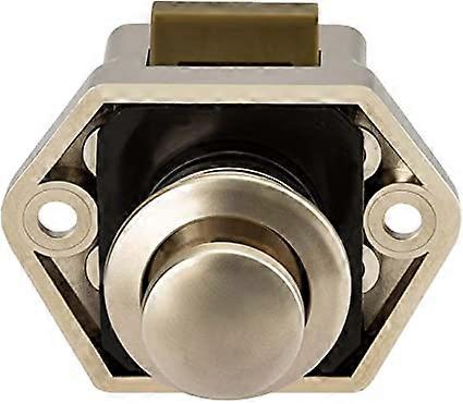 3PCS Push Button Latches, Cabinet Door Catch Push Button Locks for Van RV Motorhome Caravan
