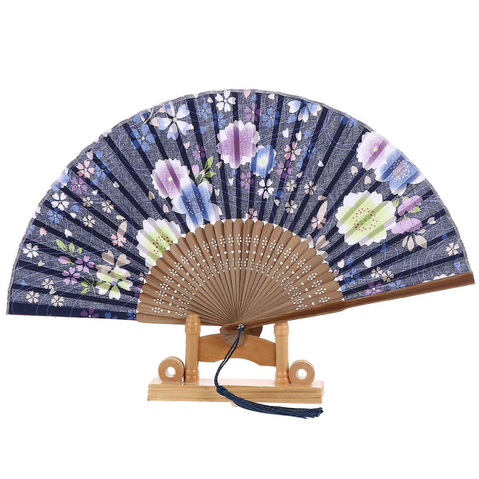 1 éventail pliable de style rétro japonais