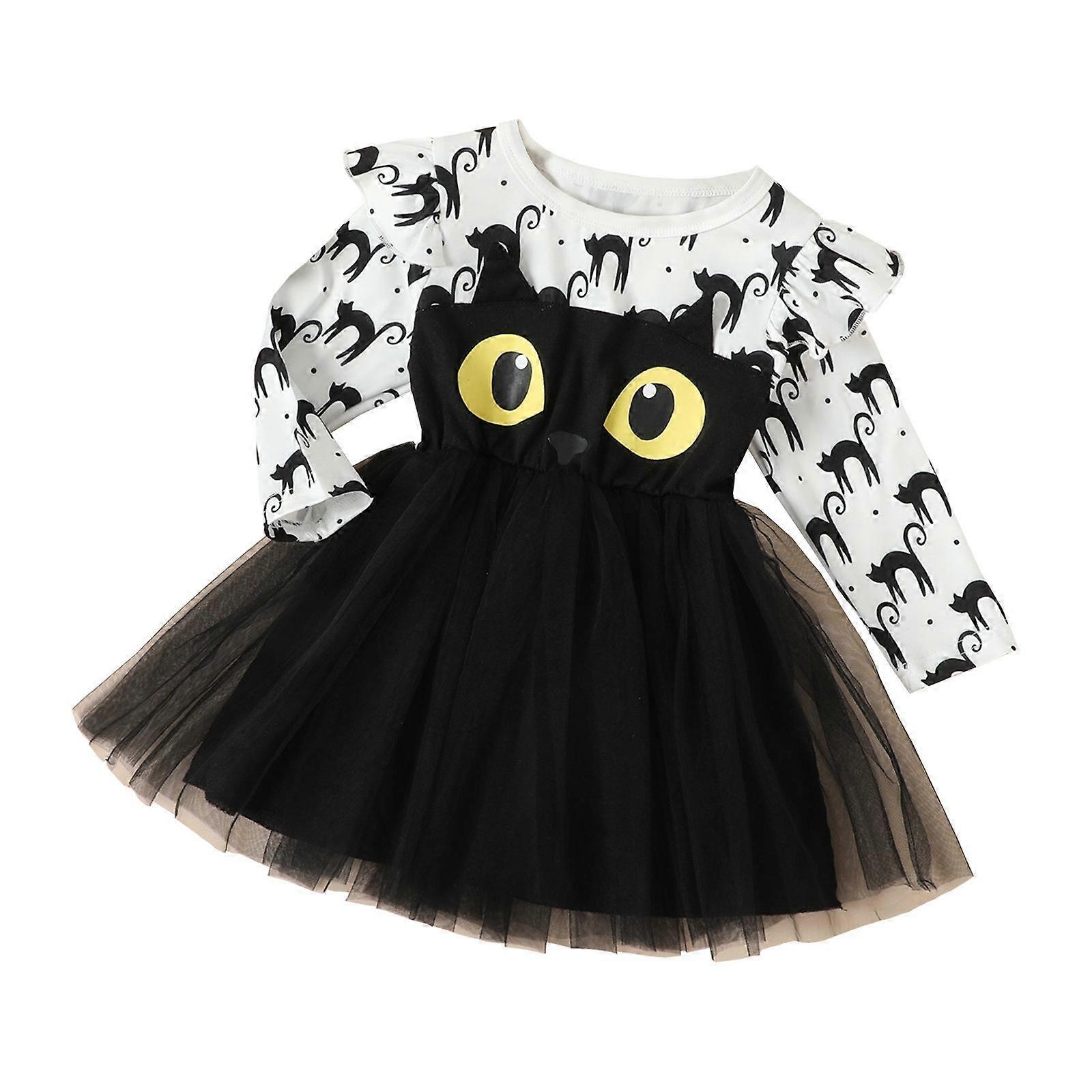 Toddler Dresses Cats Tutu Tulle Skirt