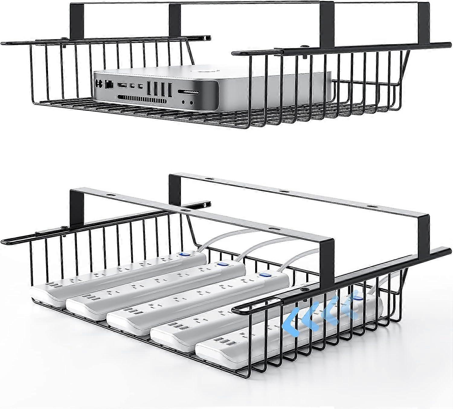 Kabelmanagement unter dem Schreibtisch - Lozovin Wire Organizer unter dem Schreibtisch