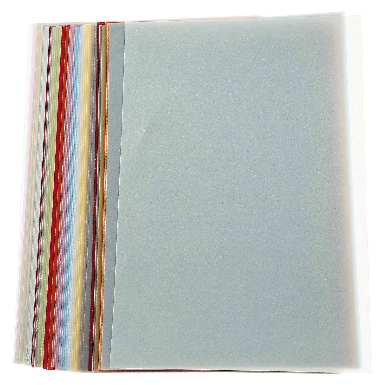 50 Sheets of Colorful Transfer Papers Tracing Papers Transferring Copy Papers