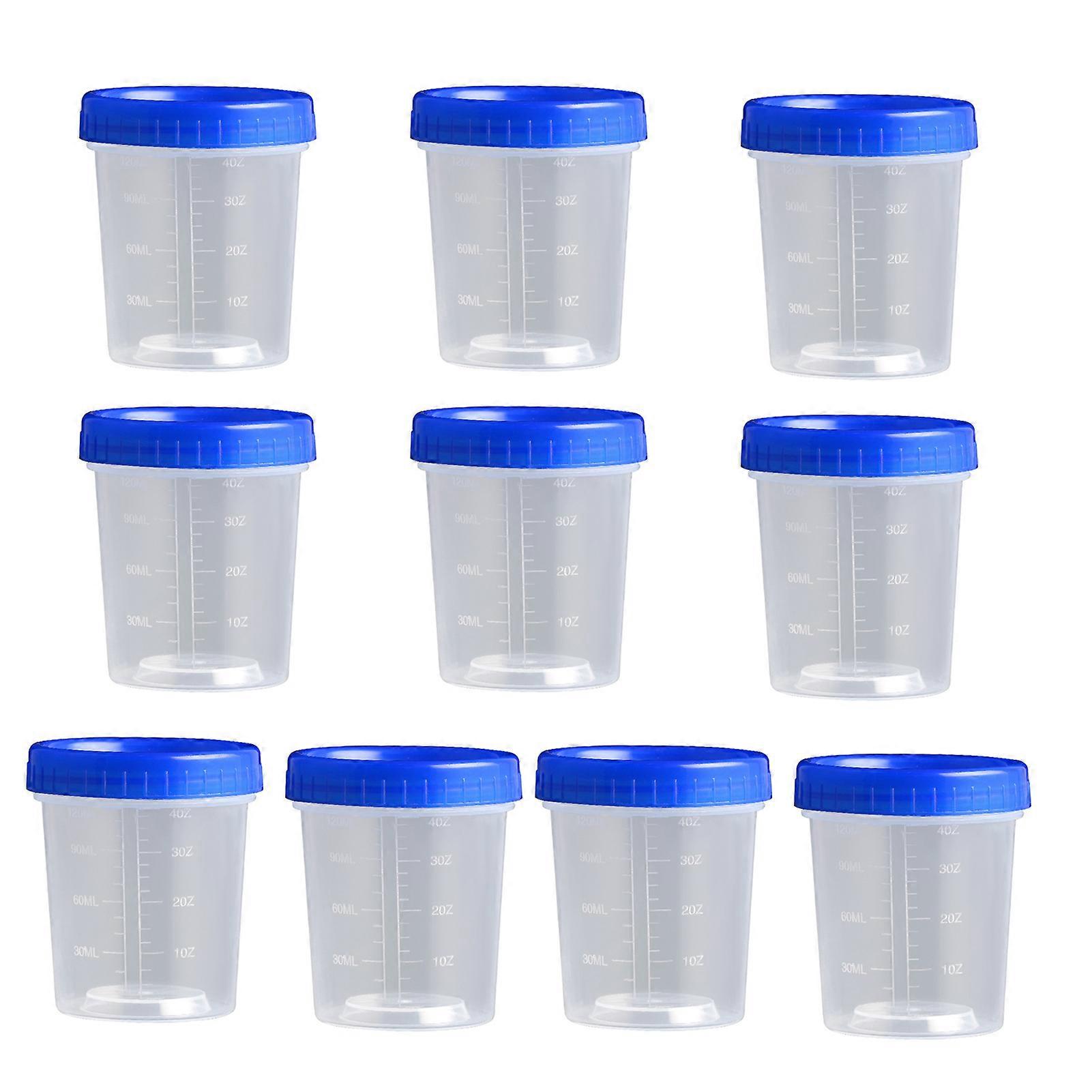 10Pcs 120ML Salad Dressing Container with Screw Lid Leakproof Reusable Stackable Condiment Dip Sauce Jar Storage Box Multifunction Measuring Cup