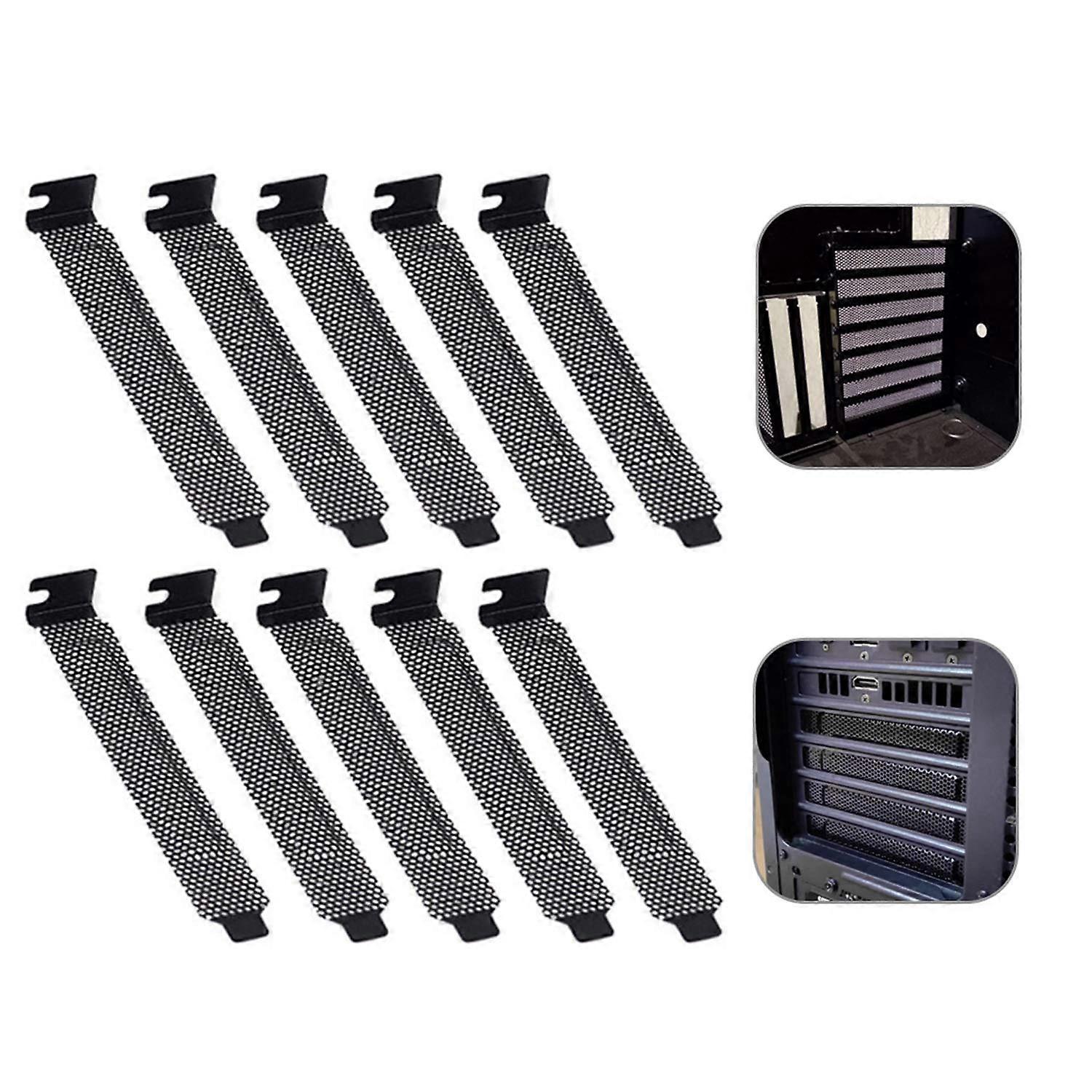 10pcs belüftetes Computergehäuse Lüfter Staubfilter-Blindplatte (D-583-A)