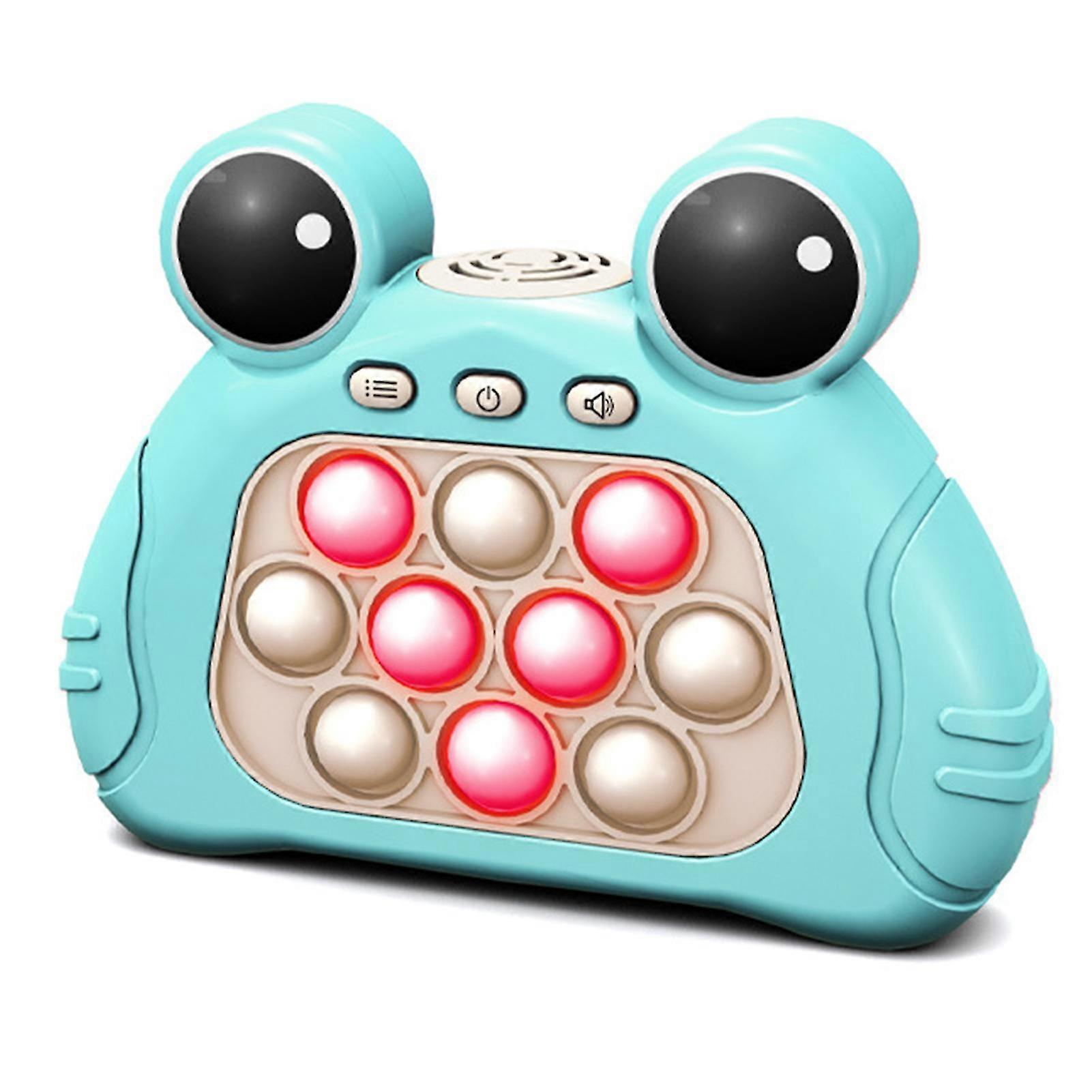 Frog Shaped Pop Push Bubble Fidget Game Machine Toy Creative Whack-a-mole Game Machine Toys For Kids Birthday Children's Day