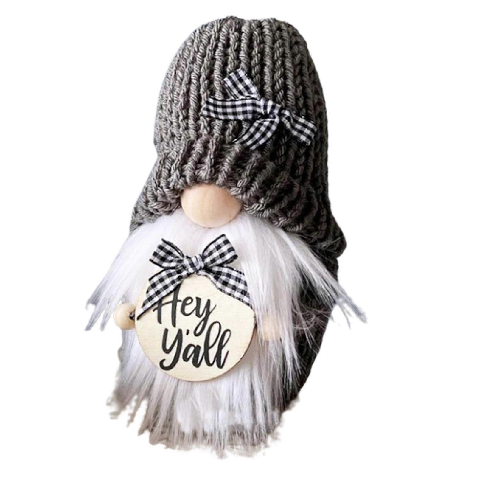 Dwarf Doll Festive Soft Touching Polyester Cute Desktop Peluche Faceless Doll Photography Prop