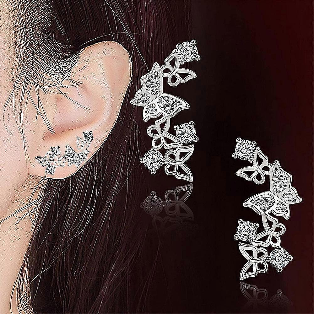 Lady Beautiful Butterfly Earrings Exquisite Earring Gift