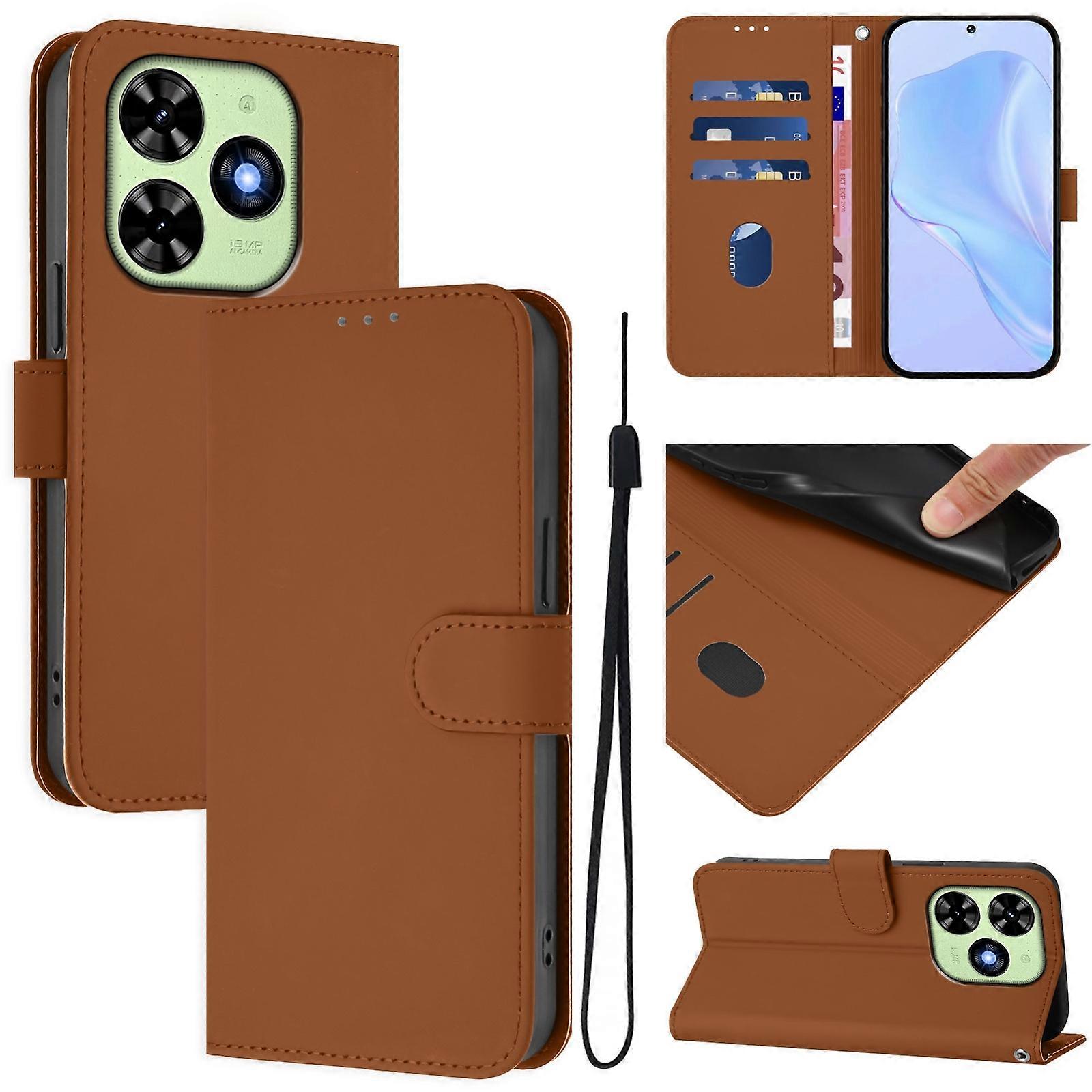 YB-PT01 Lanyard PU Case For Tecno Spark Go 2024 4G