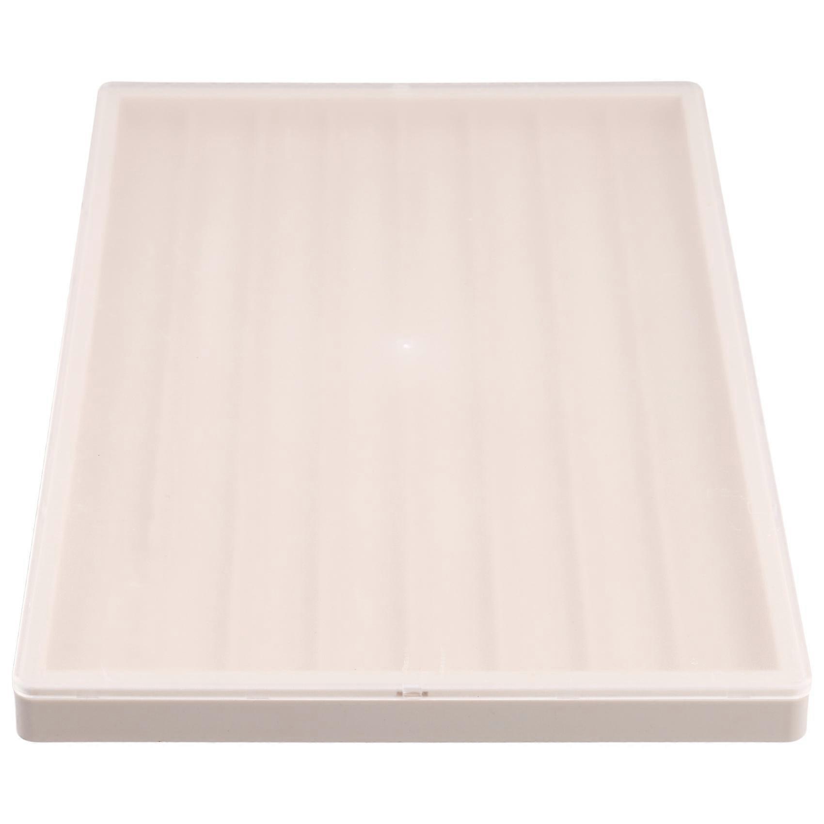 Waterproof Keycap Storage Box with Lid -for Keyboard Keycaps Display and Collection Beige