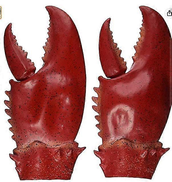 Red Crab Claws, Gloves, Large Pincers, Crab Claws