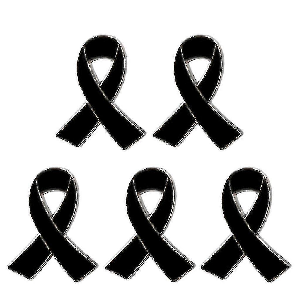 Set Of 5 Ribbon Brooch Pin Ribbon El Pin Alloy Material -Yogu