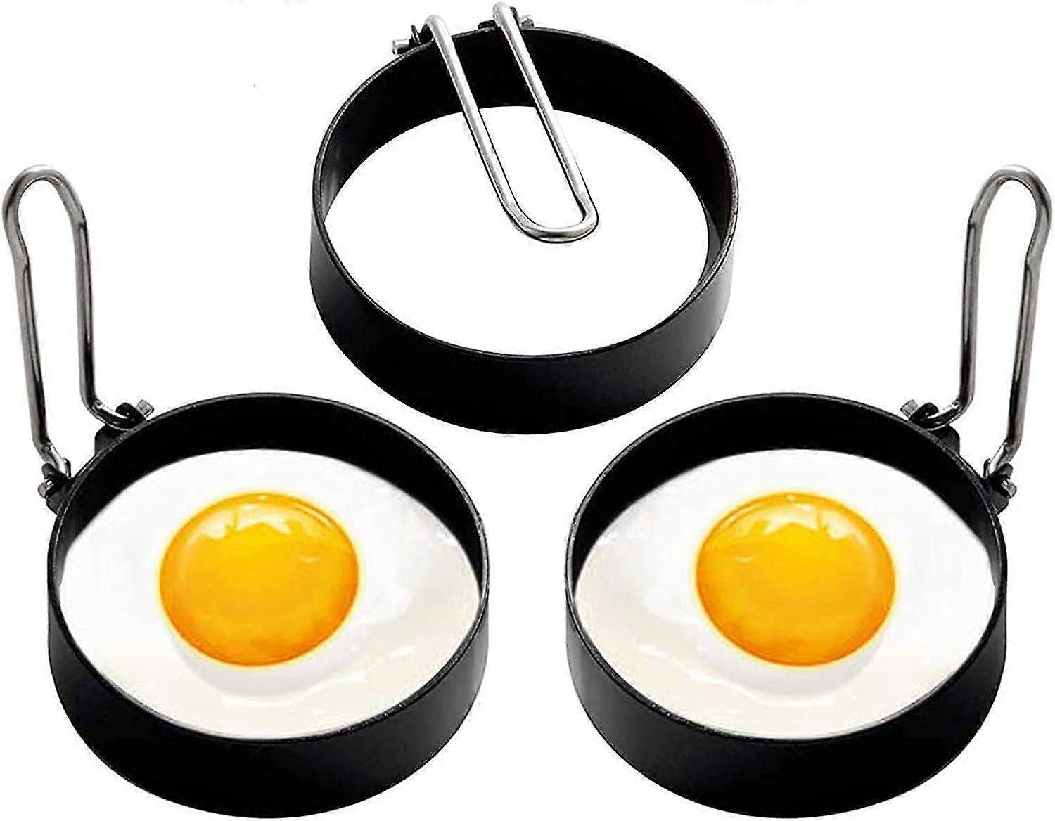 Egg Ring Egg Shaper Pancake Maker Mould Pancake Mould for Making Egg Muffins Mini Pancakes Fried Eggs Poached Eggs