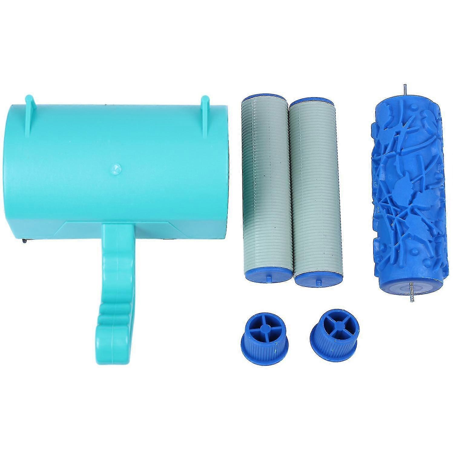 5 Inch Monochrome Wall Decoration Paint Coating Machine Roller Brush Tool 3d Pattern Wallpaper Deco