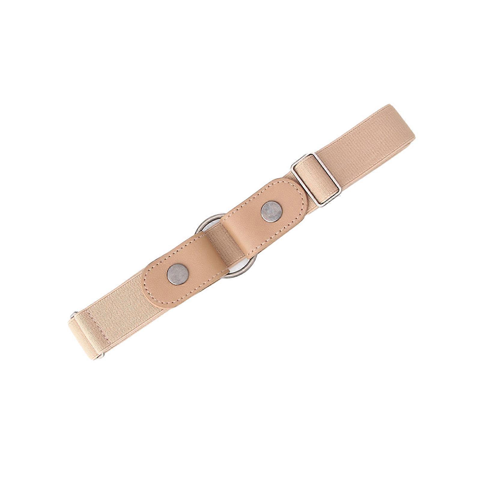 Women Lazy Belt Invisible Adjustable Length Waistband Faux Leather Punch Free Female Lazy Belt Costume Accessories
